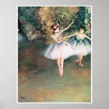 Two Dancers on a Stage, 1874 - Edgar Degas Poster