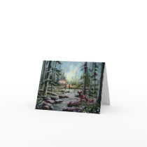 TWO DEER by SHARON SHARPE cards by sharonsharpe TWO DEER by SHARON SHARPE cards