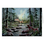 TWO DEER by SHARON SHARPE SHARPE Card