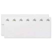 Two Delicate White Lilies Custom Rack Cards
