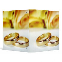 Two Diamond Gold Rings Binder
