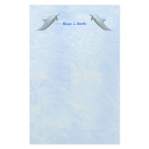 Two Dolphins stationery by xfinity7 Two Dolphins stationery