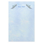 Two Dolphins Customized Stationery