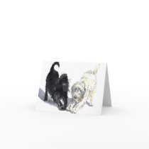 Two Doodles Notecards by mozache Two Doodles Notecards