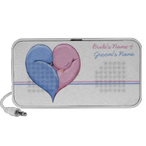 Two Doves One Heart Wedding: Doodle speakers