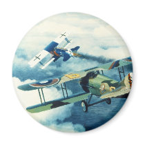 Two Down to Glory by William S. Phillips Refrigerator Magnet
