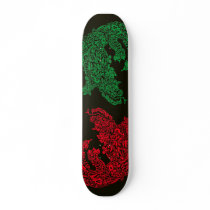 Two Dragons Skate Board Deck