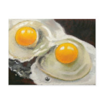 TWO EGGS REALISM ARTWORK postcards by joyart TWO EGGS REALISM ARTWORK postcards