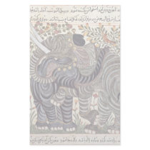 Two Elephants By Arabischer Maler Um 1295 Stationery Paper