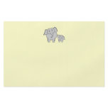 Two Elephants. Cute Adult and Baby Cartoon. flyers