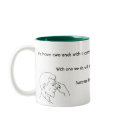 Two Ends With a Common Link mugs