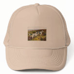 Two English Setters in Field hats