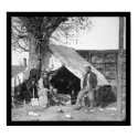 Two Escaped Slaves Sitting in a Tent 1863 posters