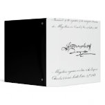 Two Examples of the Signature Vinyl Binders