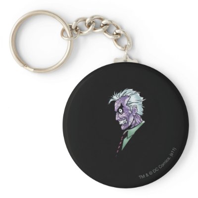 Two Face Profile keychains