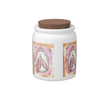 Two Feathers by Sheri Kerr Candy Jar