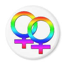 Two Female Signs Magnet