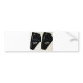 TWO FER BUMPER STICKER