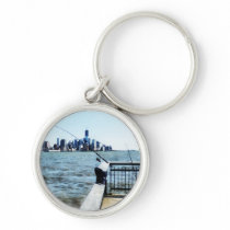 Two Fishing Poles keychains