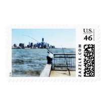 Two Fishing Poles stamps