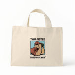 Two-Fisted Birdwatcher Tote bags