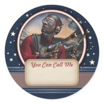 Two-Fisted Rayguns Name Tag Stickers