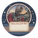 Two-Fisted Rayguns Name Tag Stickers