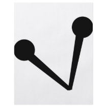 two fixing pins icon flyers