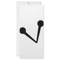 two fixing pins icon rack cards