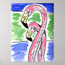 Two Flamingos posters