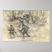 Two for the left flank print