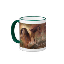Two Friends Horse Mug
