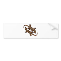 two geckos bumper sticker