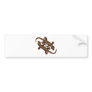 two geckos bumper sticker