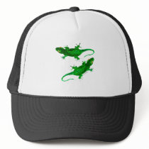 Two geckos hats by jsoh Two geckos hats