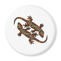 two geckos magnets