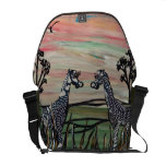 Two Giraffes Messenger Bag