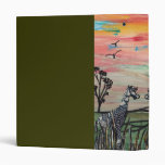 Two Giraffes Vinyl Binders