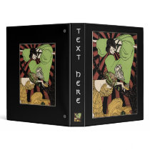 Two Girls - Art Nouveau - Jugendstil Vinyl Binder