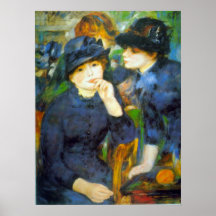 Two Girls by Pierre Renoir Posters