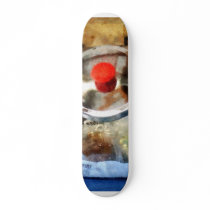 Two Glass Cookie Jars Skate Board Deck