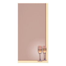 Two Glasses Customized Photo Card
