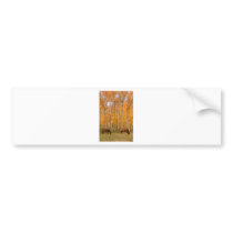 Two Grazing Horses In the Autumn Bumper Sticker