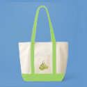 Two Green Pears Bag by floatinglemons Two Green Pears Bag