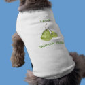 Two Green Pears Doggie T-shirt pet clothing by floatinglemons Two Green Pears Doggie T-shirt pet clothing