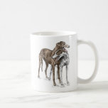 Two Greyhound Dog Friends Mugs