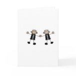 Two Grooms Dancing Happy Greeting Card