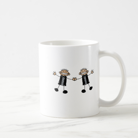 Two Grooms Dancing Happy Coffee Mugs Two Grooms Dancing Happy Coffee Mugs