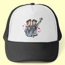 Two Grooms hats