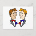 Two Grooms Heads